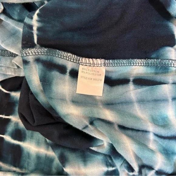 Catwalk Studios Blue Tie Dye Convertible Strapless Dress Boho Size S - Picture 10 of 11